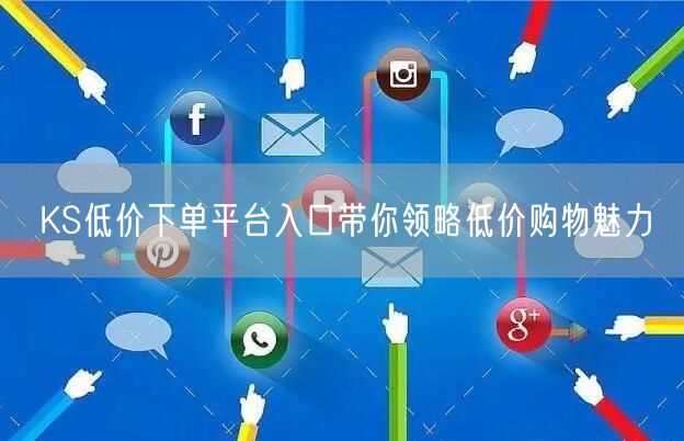 KS低价下单平台入口带你领略低价购物魅力