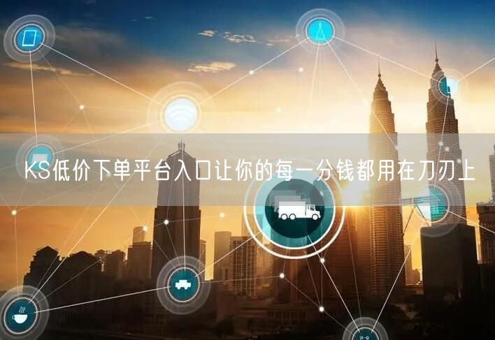 KS低价下单平台入口让你的每一分钱都用在刀刃上