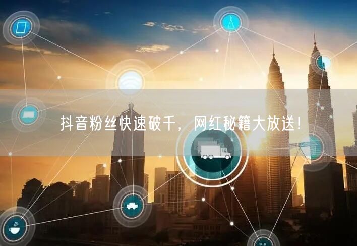 抖音粉丝快速破千，网红秘籍大放送！