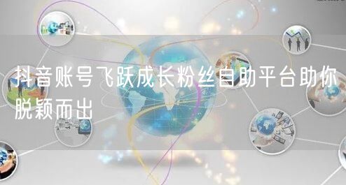 抖音账号飞跃成长粉丝自助平台助你脱颖而出