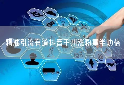 精准引流有道抖音千川涨粉事半功倍